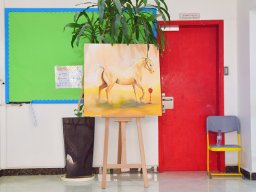 MIS Students Art display